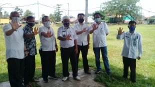 Disperkim Jawa Barat Survei Lapangan Parungpanjang yang Akan dibuat Alun-Alun Parungpanjang, Rabu siang 23/12/2020 (dok. Hari Setiawan Muhammad Yasin/KM)