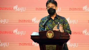 Menteri Kesehatan Budi Gunadi Sadikin saat memberikan keterangan pers di Kantor Presiden, Jakarta, Selasa 29/12/2020 (dok. KM)