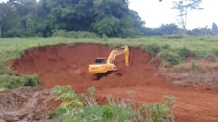 Aktivitas galian yang dikeluhkan warga Desa Kalisuren, Kecamatan Tajur Halang, Kabupaten Bogor (dok. KM)