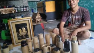 Pengrajin Bambu asal Bogor, Kang Micky (dok. KM)