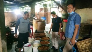 Produsen tahu dan tempe olahan home industry di Lampung Utara (dok. KM)