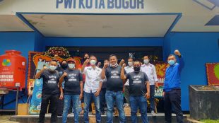 Kunjungan PWI Halmahera Selatan ke PWI Kota Bogor (Rabu 17/02/2021).