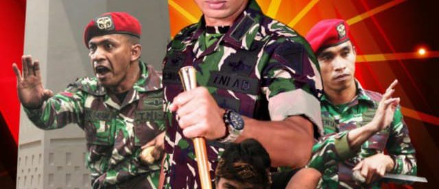 Guru Besar Seni Golok Indonesia Ki Kumbang bersama Grup 1 Kopassus TNI AD (dok. KM)