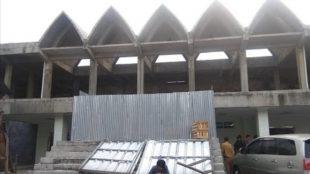 Kondisi Masjid Agung Kota Bogor yang mangkrak (dok. Bogorkita.com)