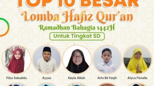 Para peserta lomba hafiz Quran Depok yang lolos 10 besar (dok. KM)