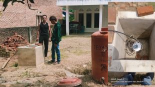 Sumur Bor yang di duga tidak selesai pengerjaannya di era PJs Kades