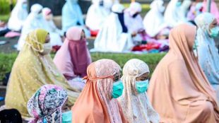 foto ilustrasi shalat idul fitri