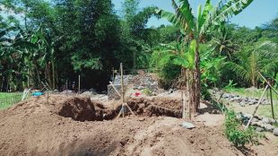Lokasi pembangunan jembatan Cibodas, Kabupaten Sukabumi (dok. KM)