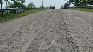 Jalan flyover tol di wilayah Desa Balingbing Kec. Pagaden Barat, Kab. Subang (dok. KM)