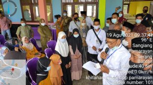 Kegiatan baksos santunan yatim piatu dan sunatan masal oleh Forum Gapoktan Kec. Pamarayan, Serang (dok. KM)
