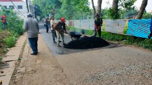 Pengaspalan Jalan Manunggal Setia Mekar, Bekasi (Dok. KM)