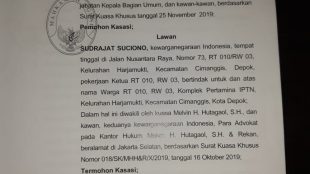 Salinan Putusan MA yang mengabulkan gugatan warga komplek IPTN (dok. KM)