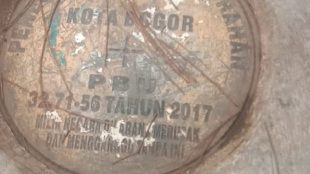 Batas wilayah Hutan Kota Yasmin Bogor (dok. KM)