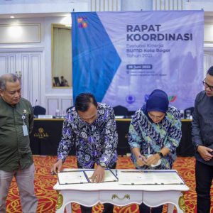 Hadiri Rakor Evaluasi Kinerja BUMD 2021, Wali Kota Bogor Minta Pemkot dan BUMD Agar Lebih Bersinergi